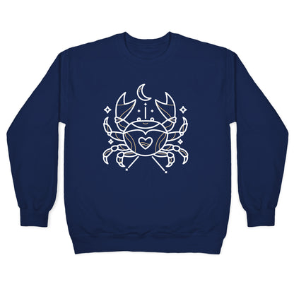 Astrology Cancer Crab Crewneck Sweatshirt