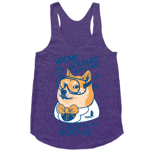 Science Doge Racerback Tank