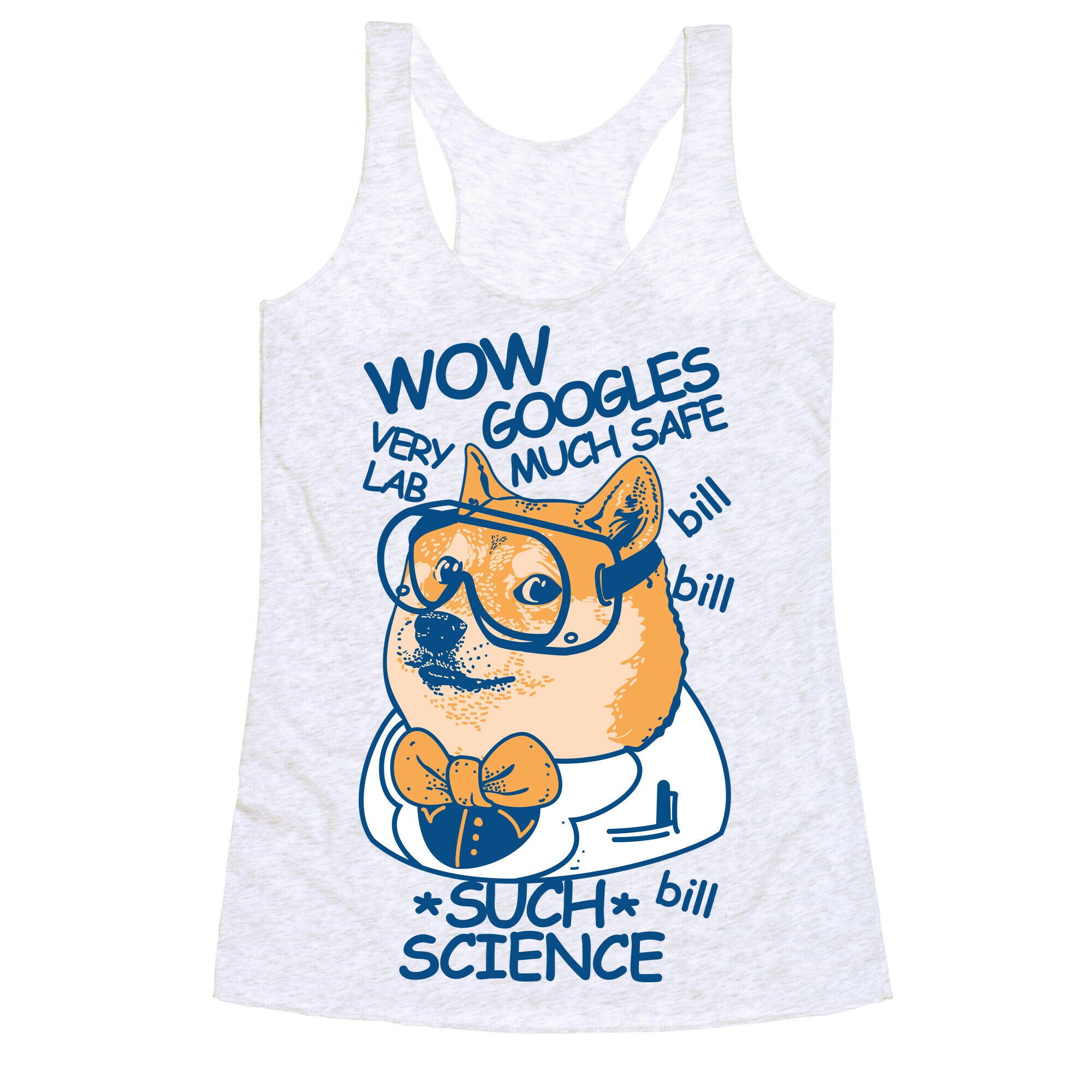 Science Doge Racerback Tank