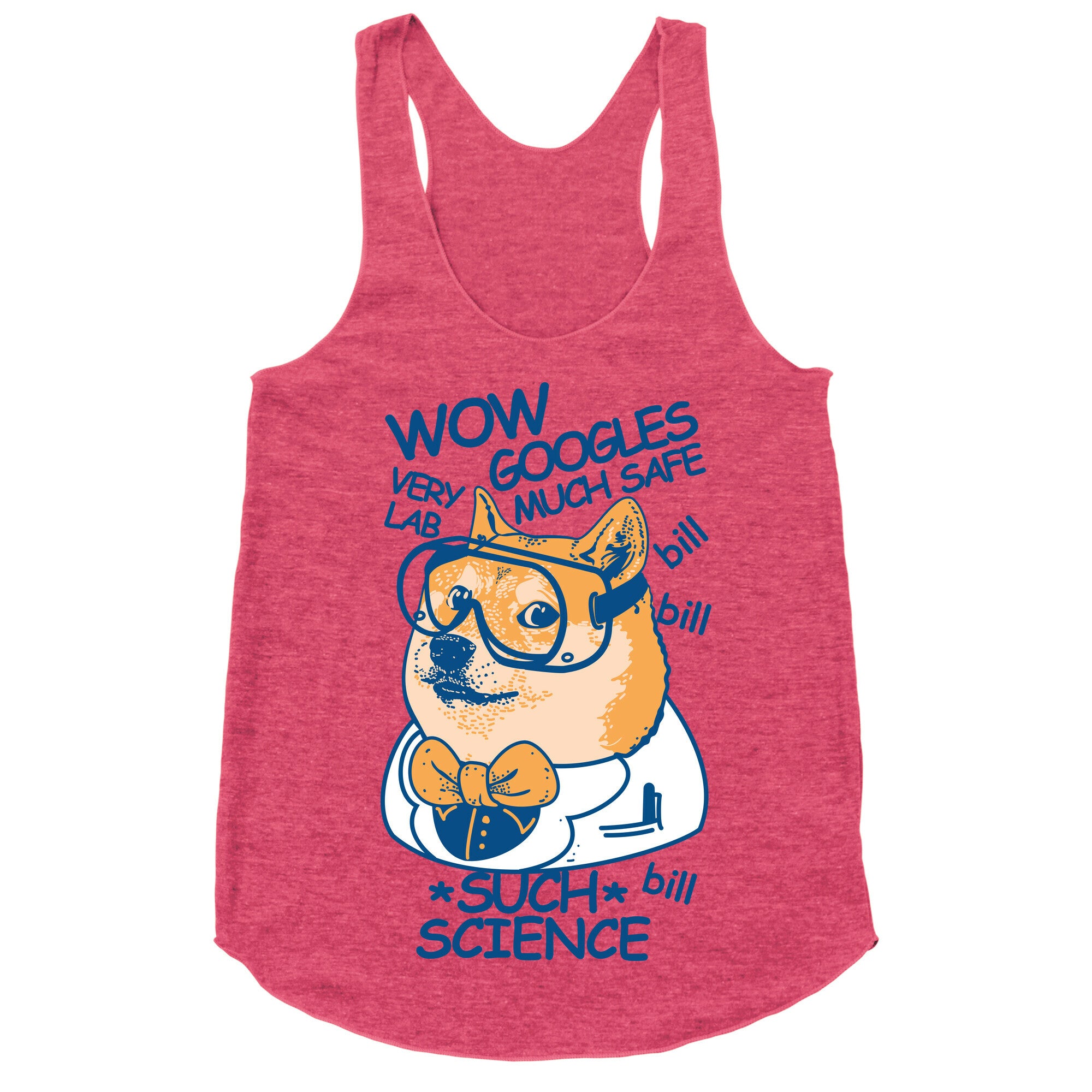 Science Doge Racerback Tank