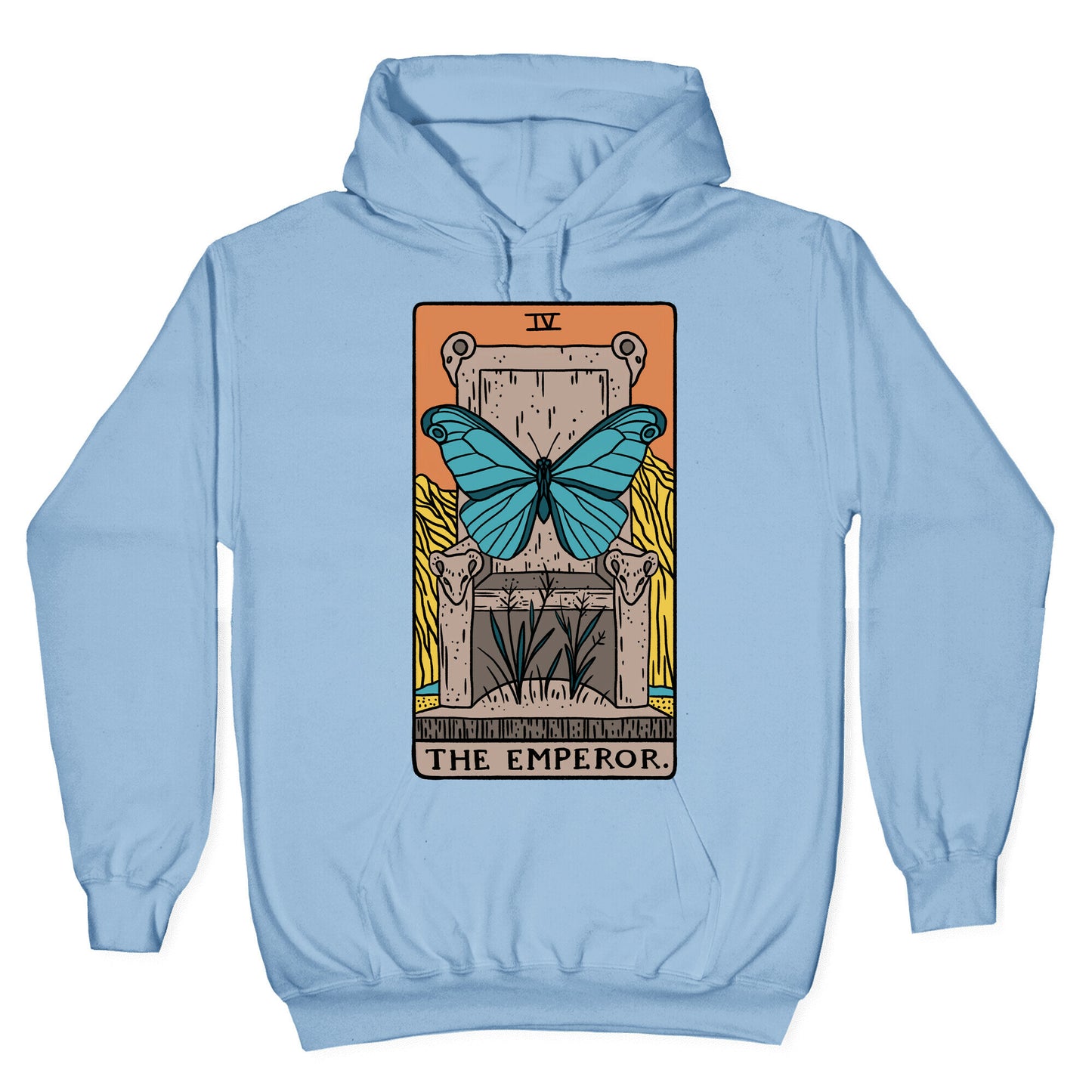 The Emperor Butterfly Tarot Hoodie