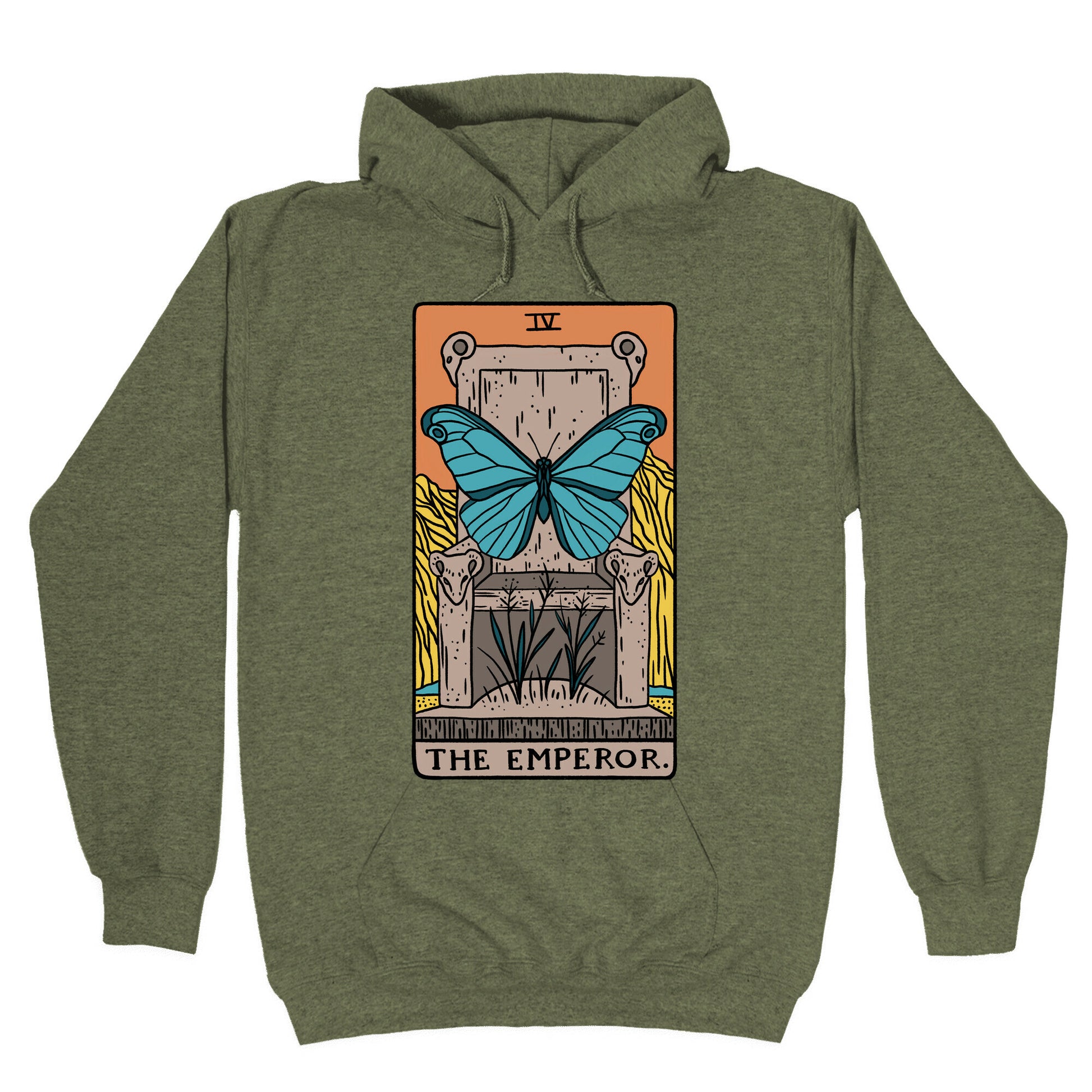 The Emperor Butterfly Tarot Hoodie