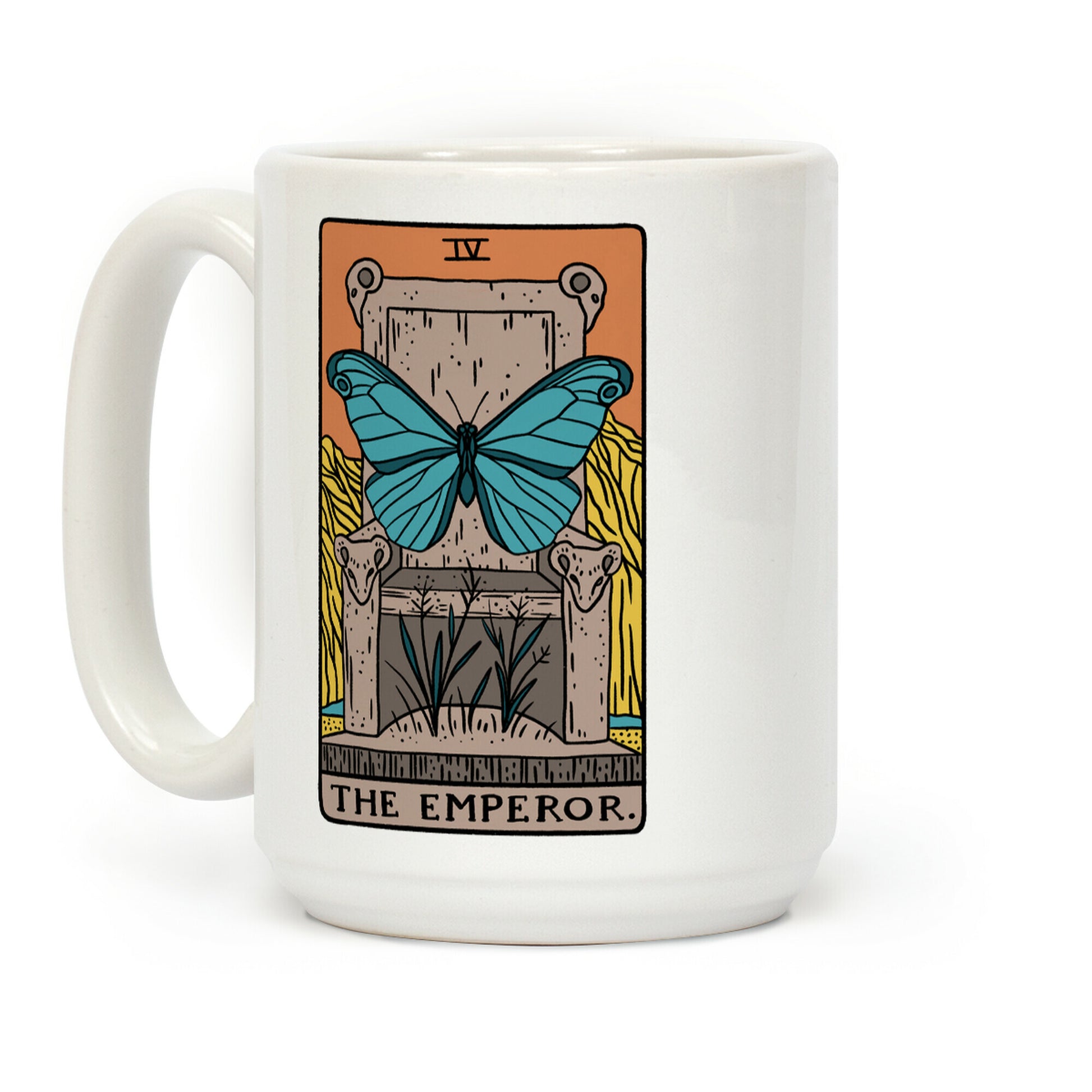 The Emperor Butterfly Tarot Coffee Mug