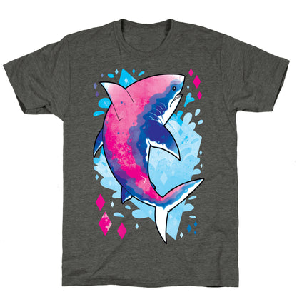 Pride Sharks: Bisexual Unisex Triblend Tee