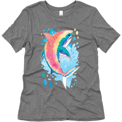 Pride Sharks: Gay Women's Triblend Tee
