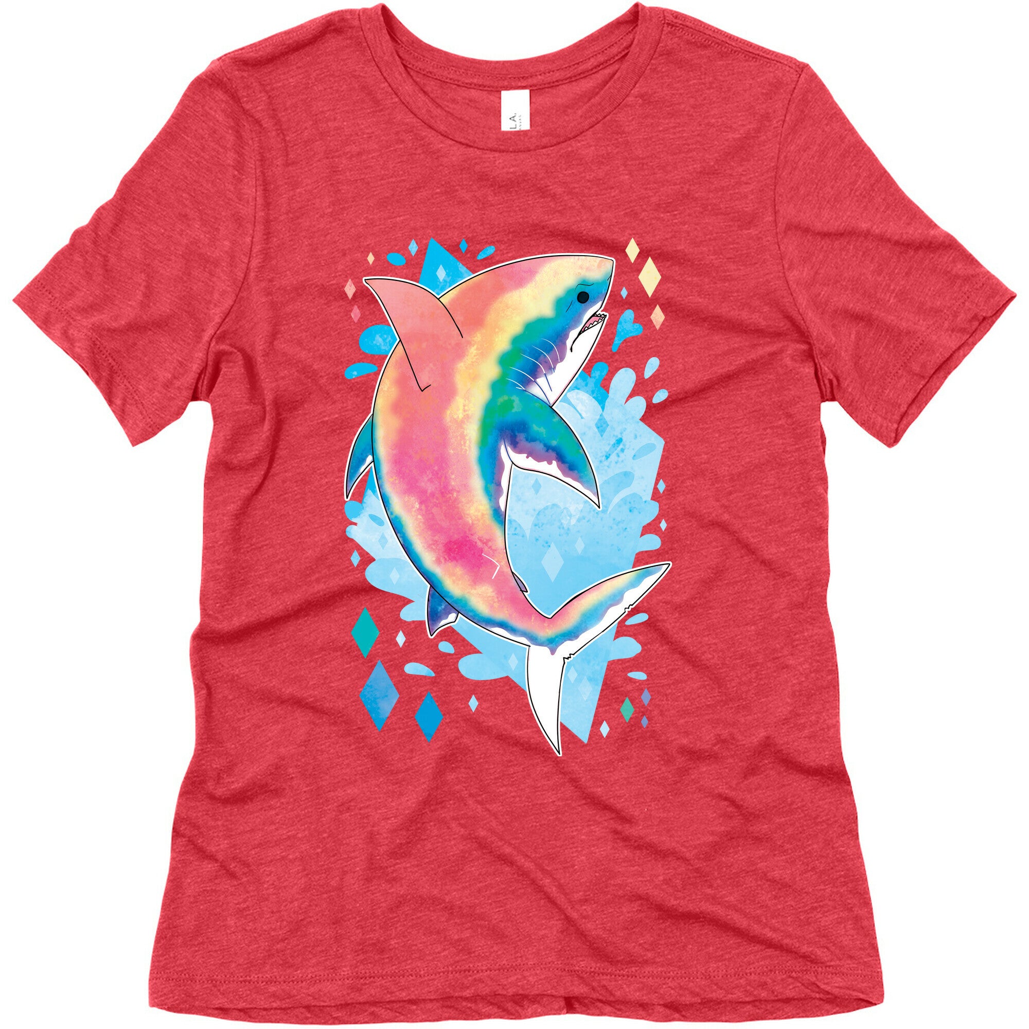 Pride Sharks: Gay Women's Triblend Tee