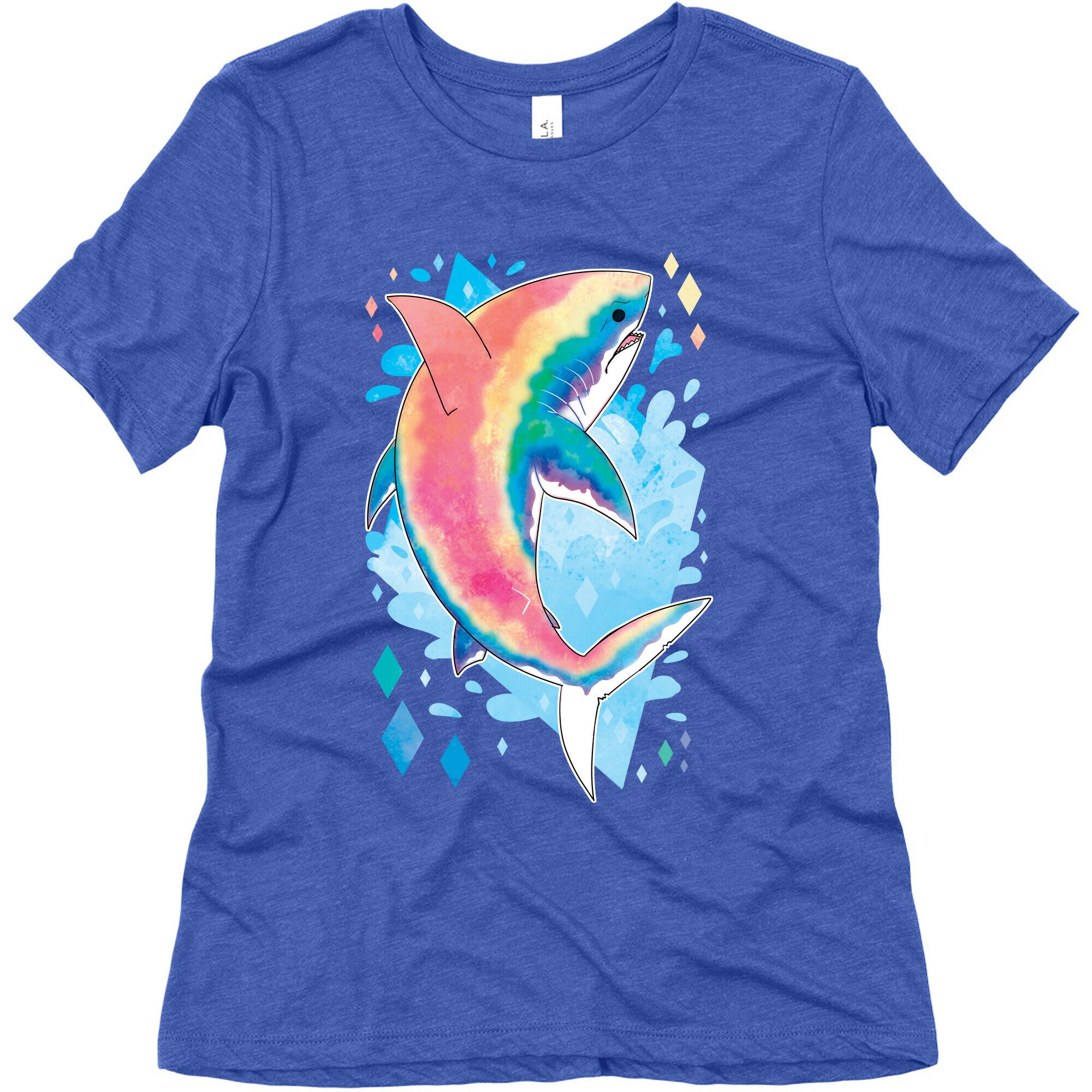 Pride Sharks: Gay Women's Triblend Tee