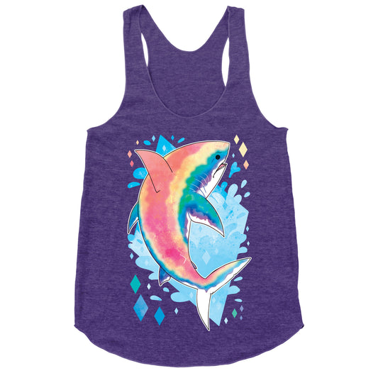 Pride Sharks: Gay Racerback Tank