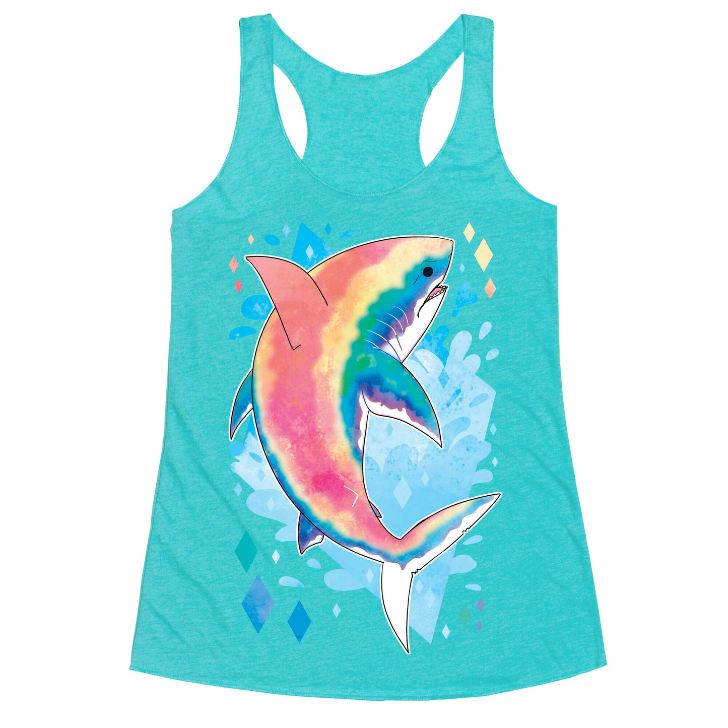 Pride Sharks: Gay Racerback Tank