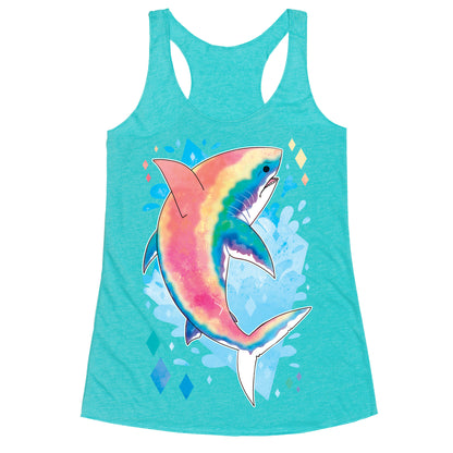 Pride Sharks: Gay Racerback Tank
