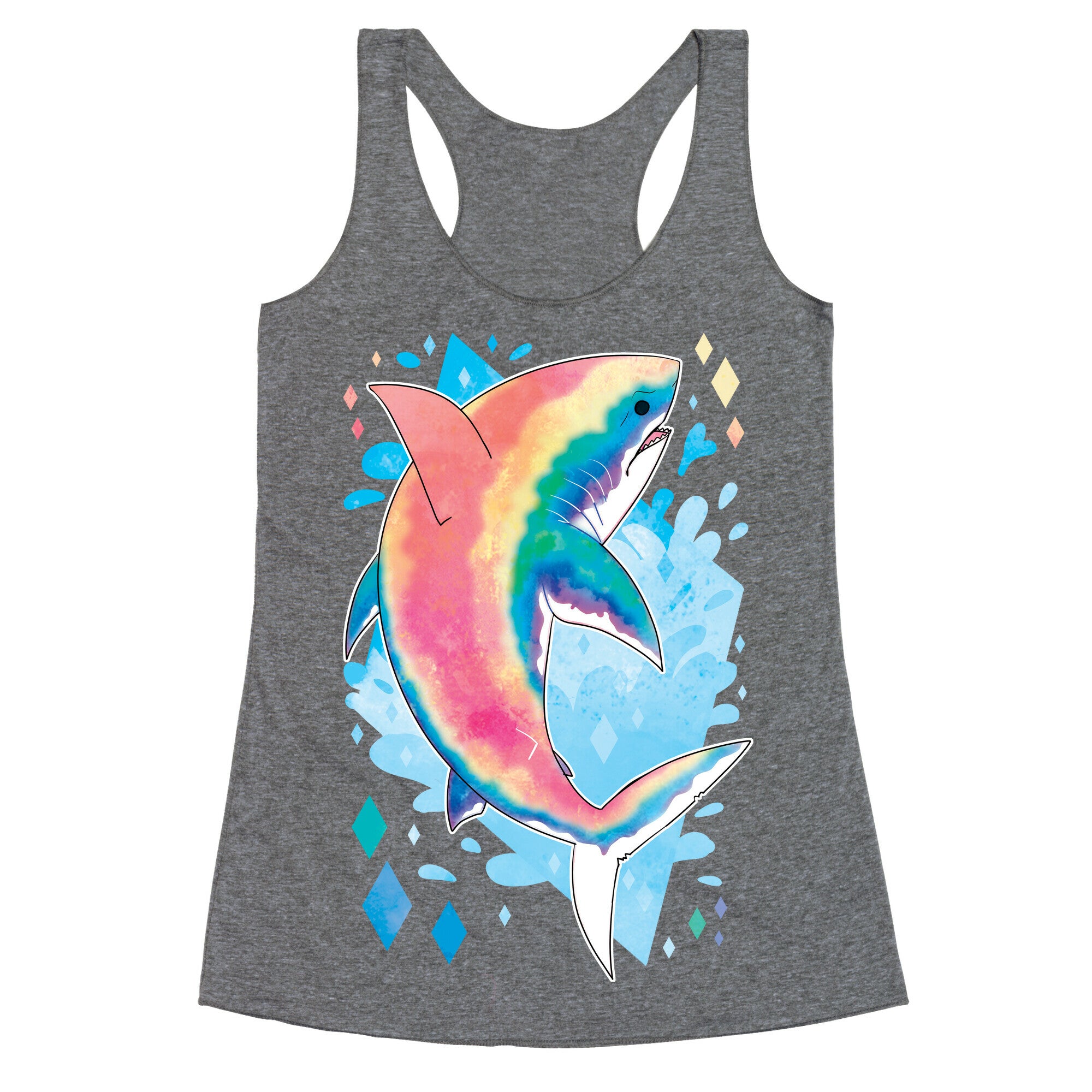 Pride Sharks: Gay Racerback Tank