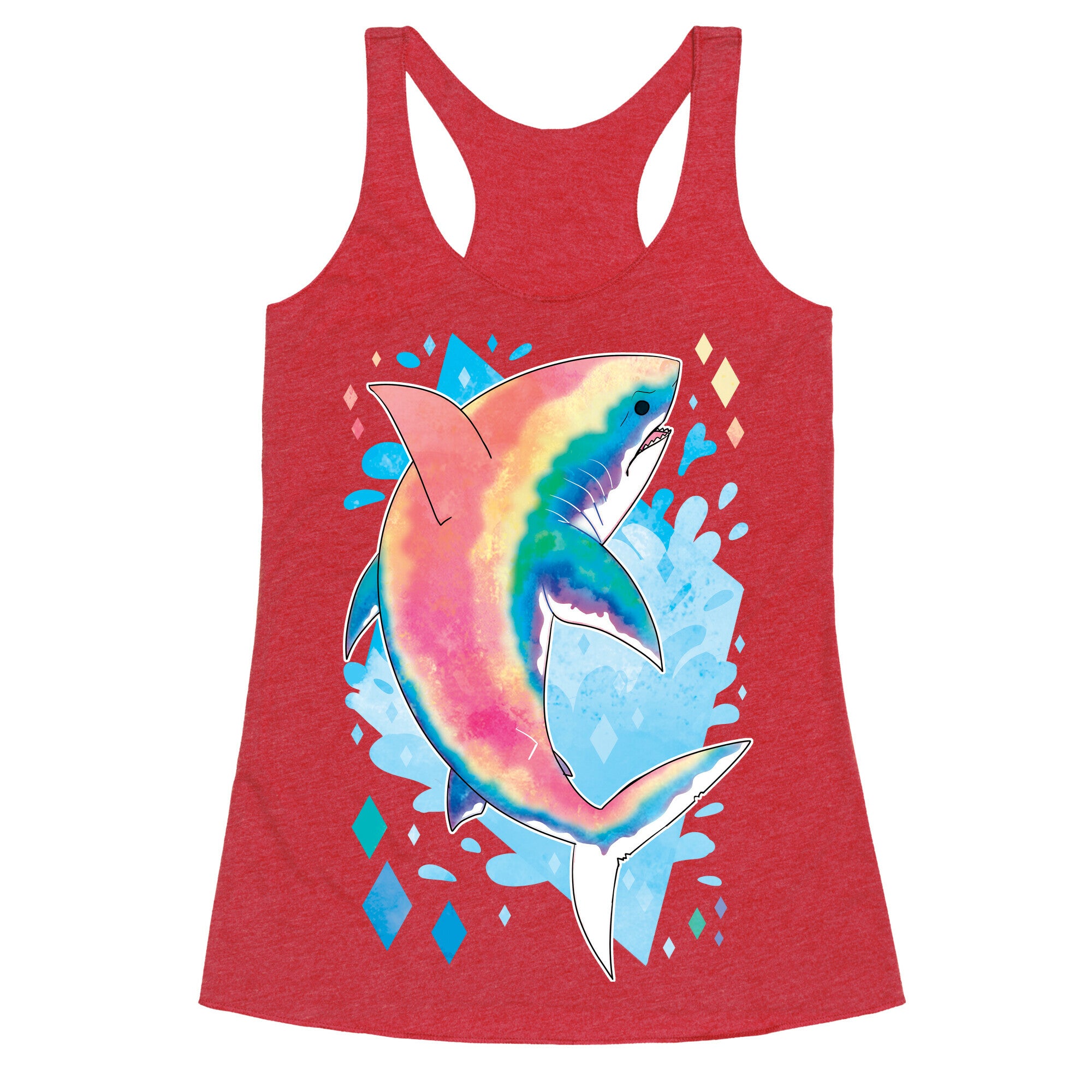 Pride Sharks: Gay Racerback Tank
