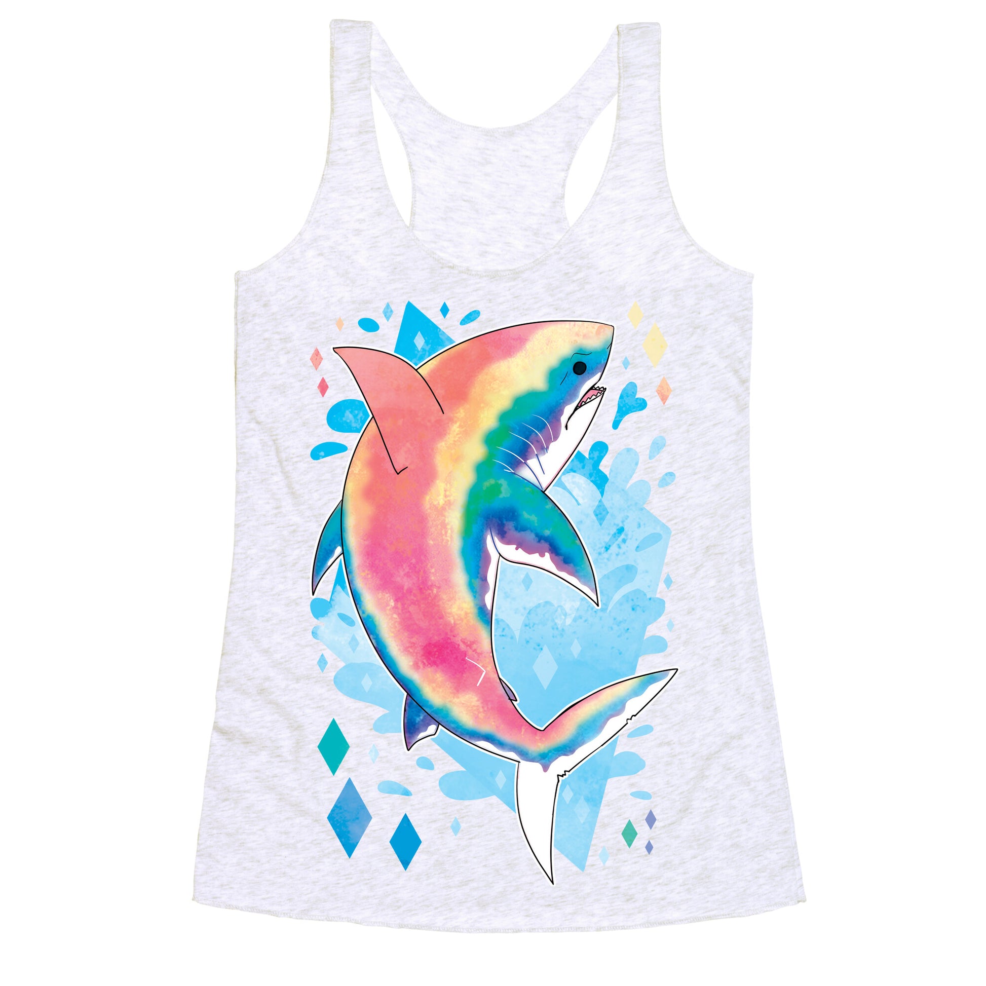 Pride Sharks: Gay Racerback Tank