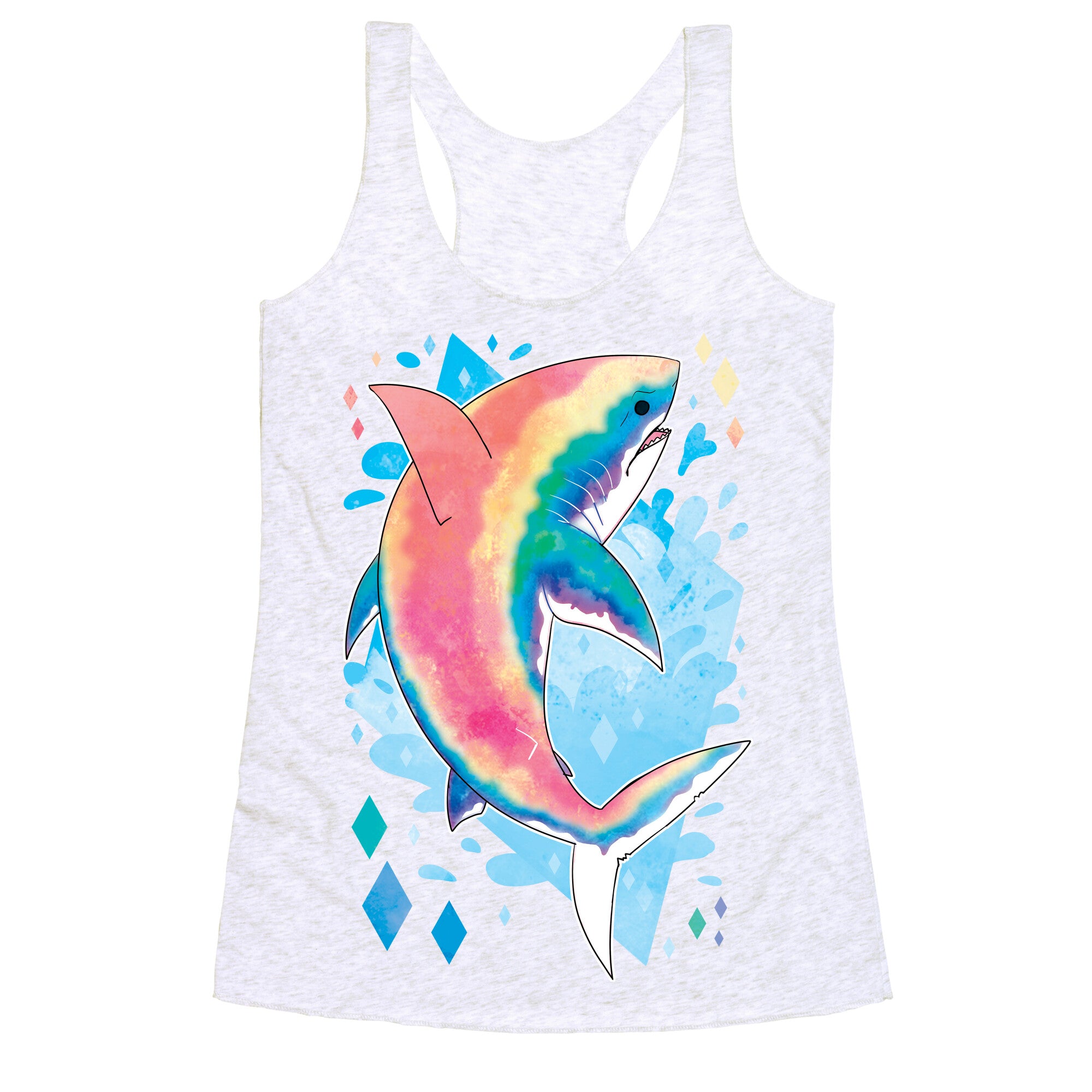 Pride Sharks: Gay Racerback Tank