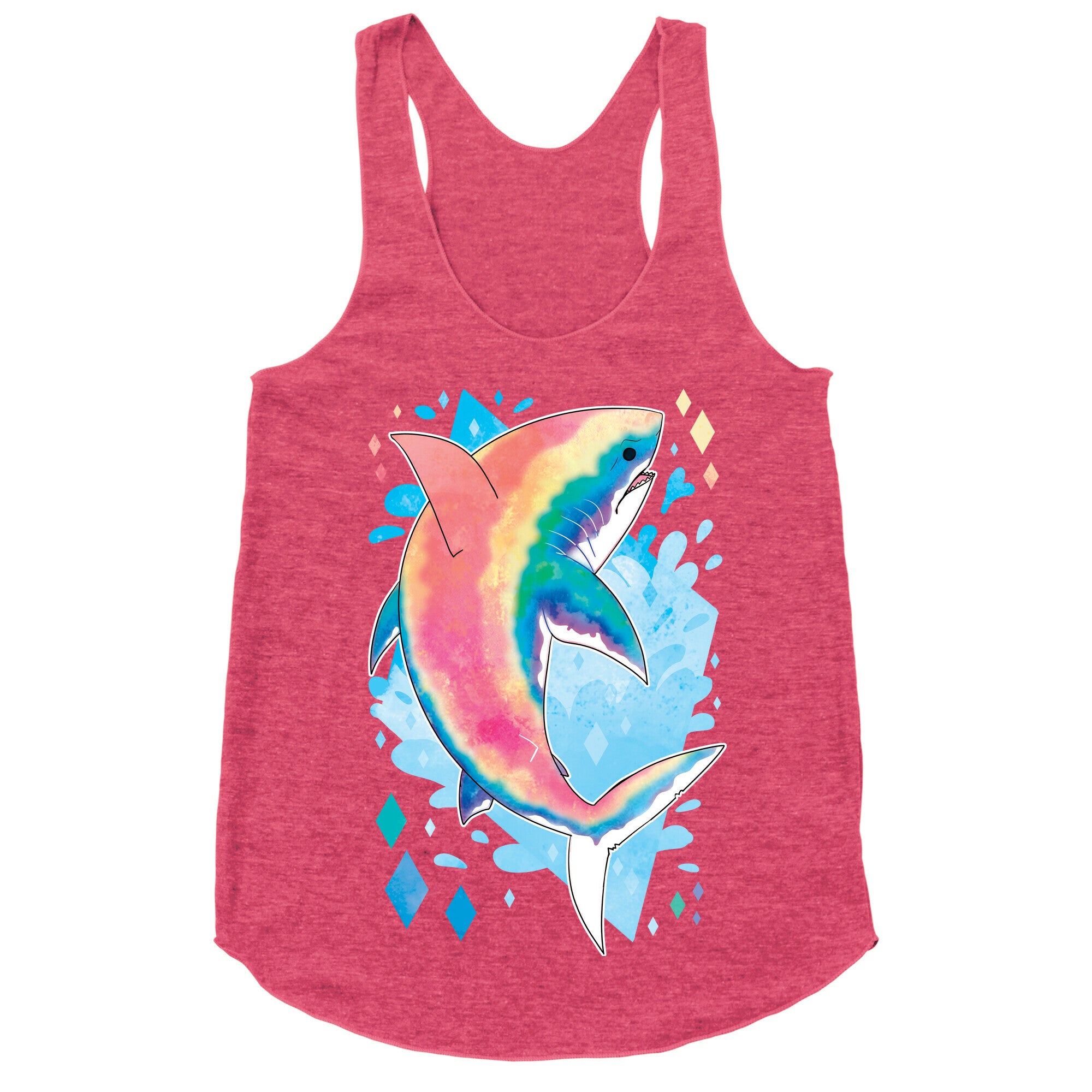 Pride Sharks: Gay Racerback Tank