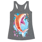 Pride Sharks: Lesbian Racerback Tank