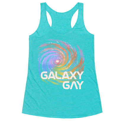 Galaxy Gay Racerback Tank