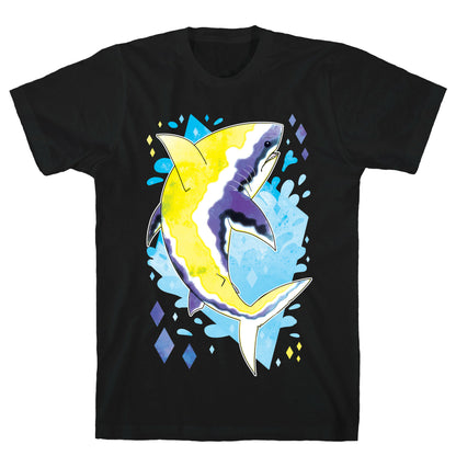 Pride Sharks: Non-binary T-Shirt