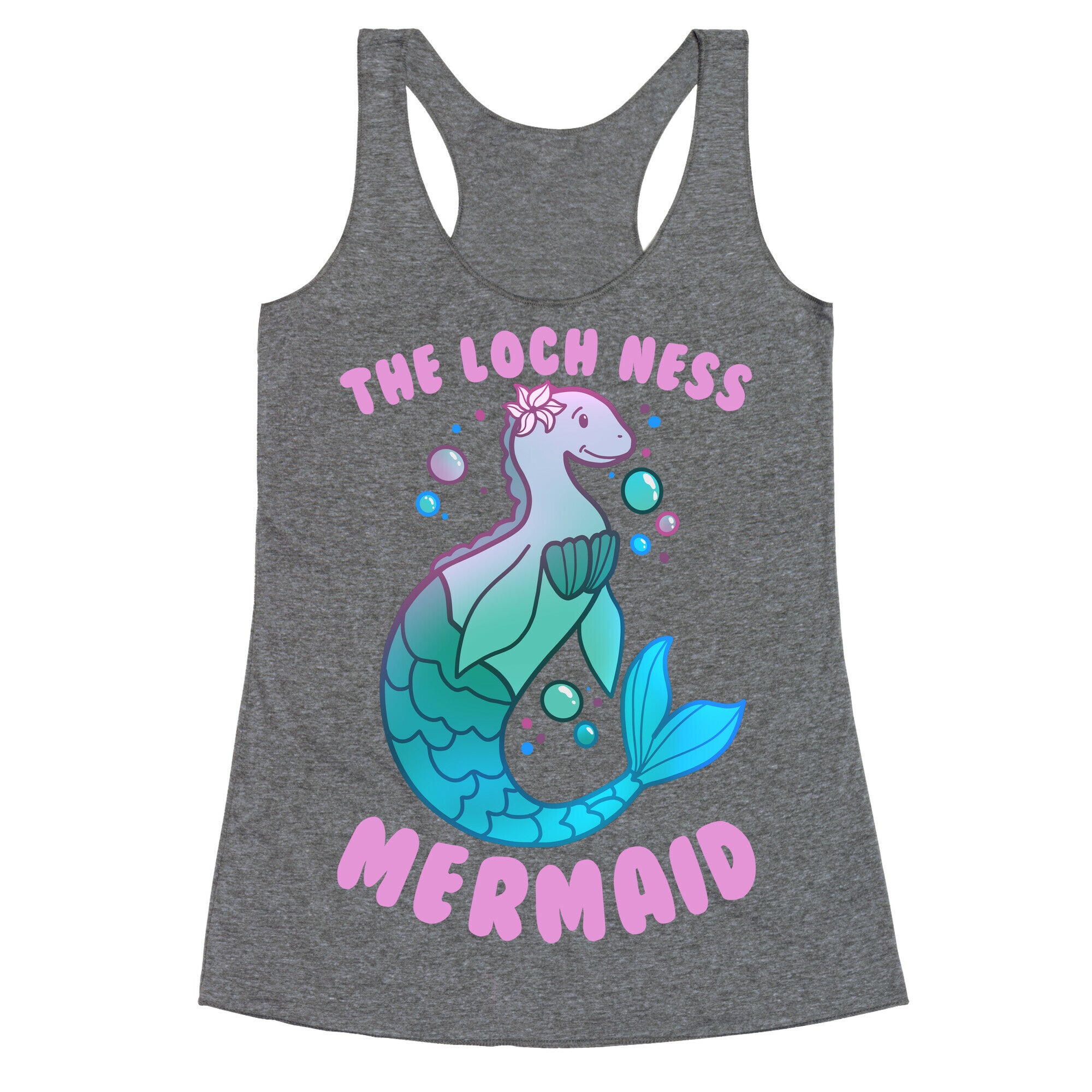 The Loch Ness Mermaid Racerback Tank