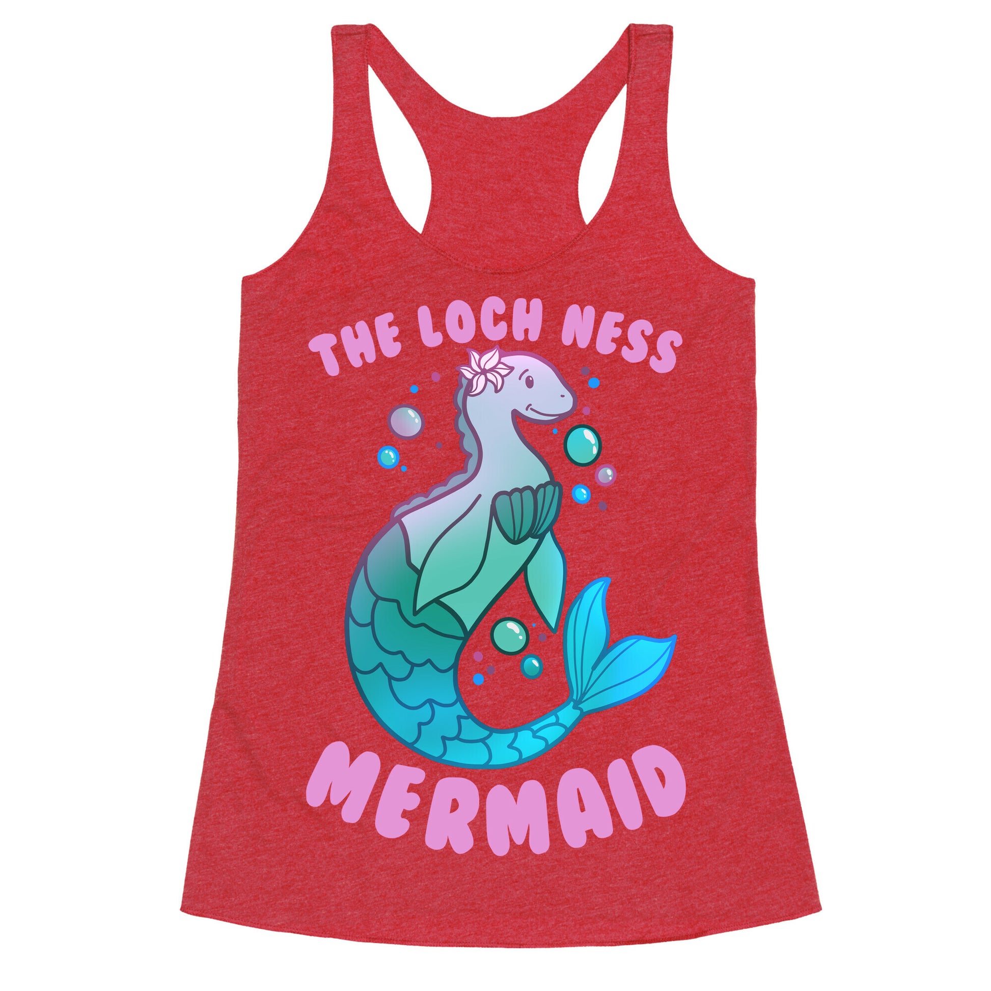 The Loch Ness Mermaid Racerback Tank