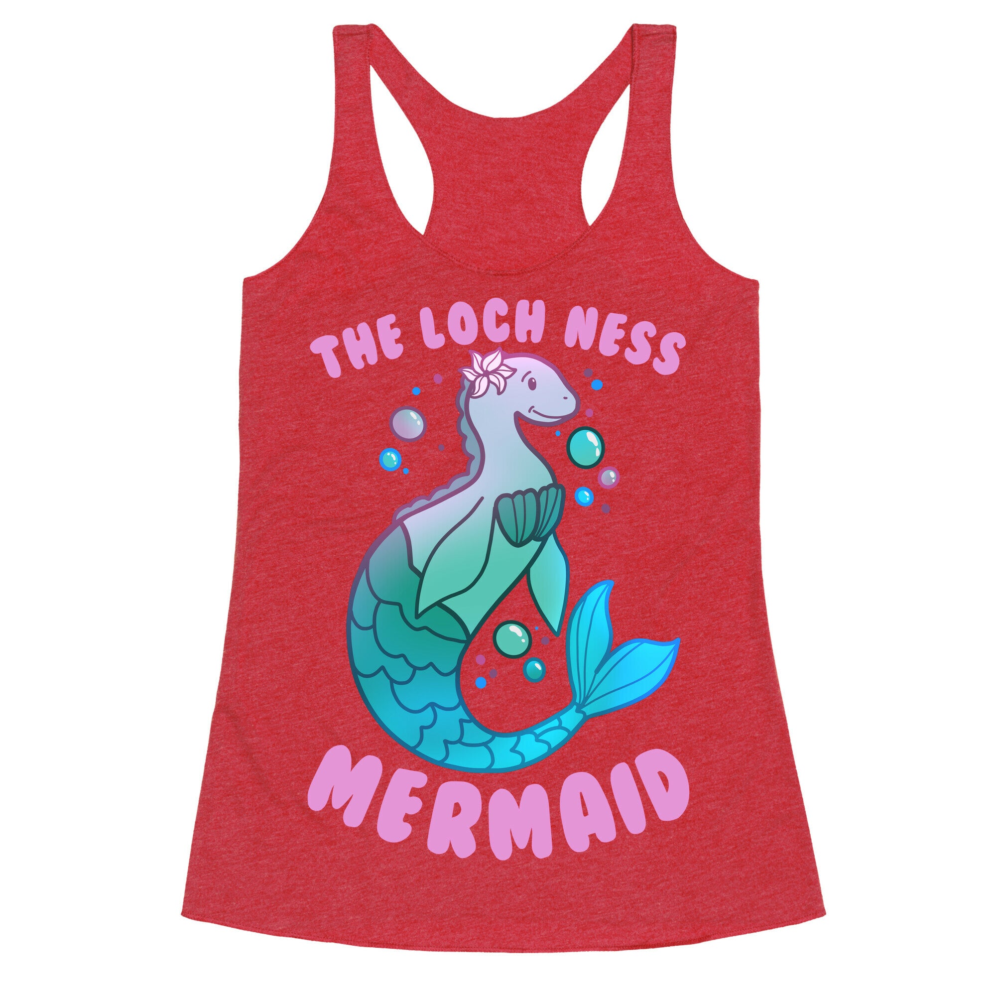 The Loch Ness Mermaid Racerback Tank