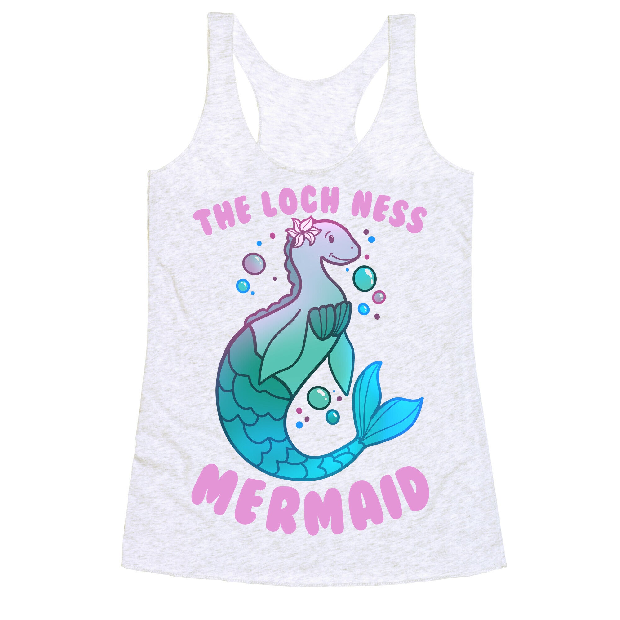 The Loch Ness Mermaid Racerback Tank