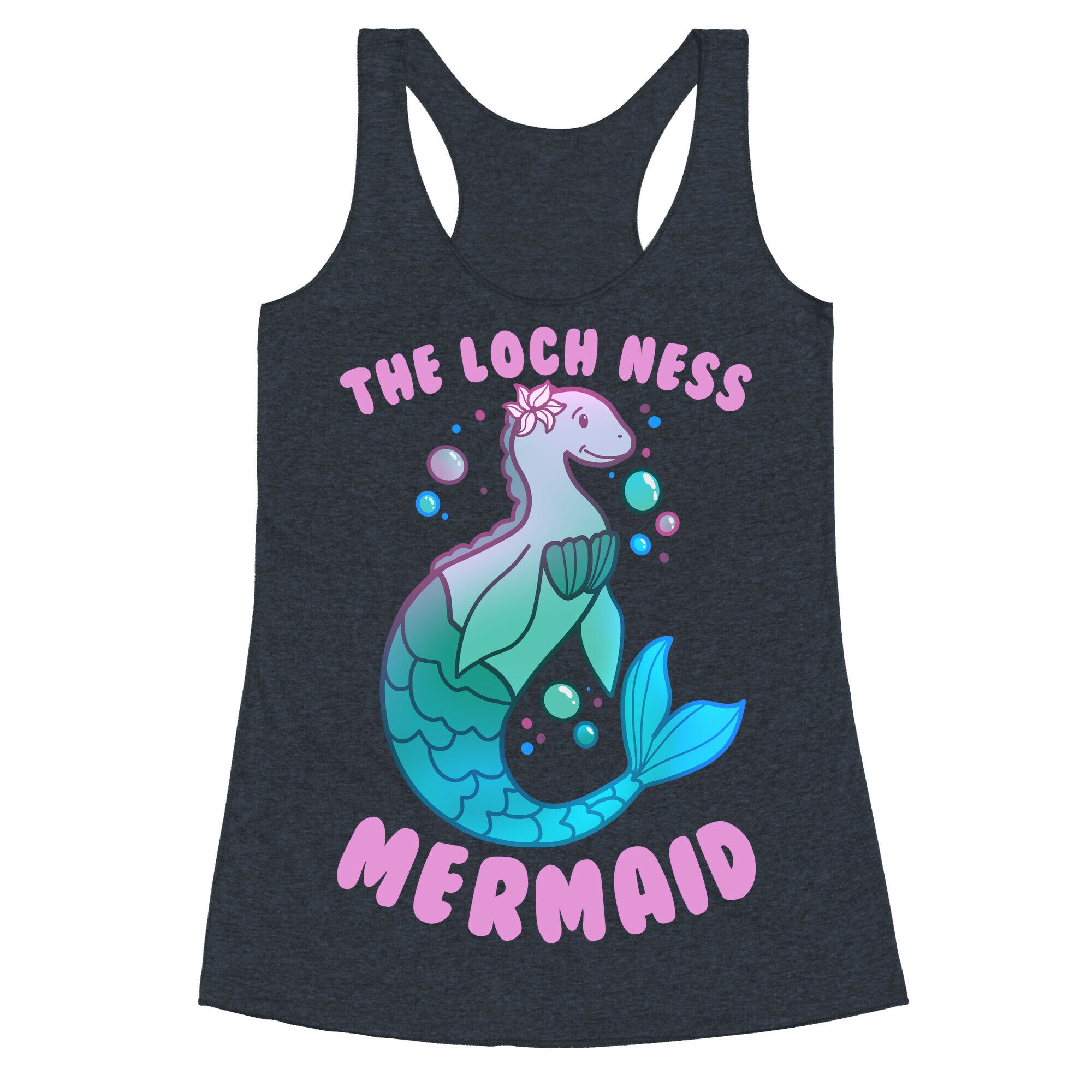 The Loch Ness Mermaid Racerback Tank