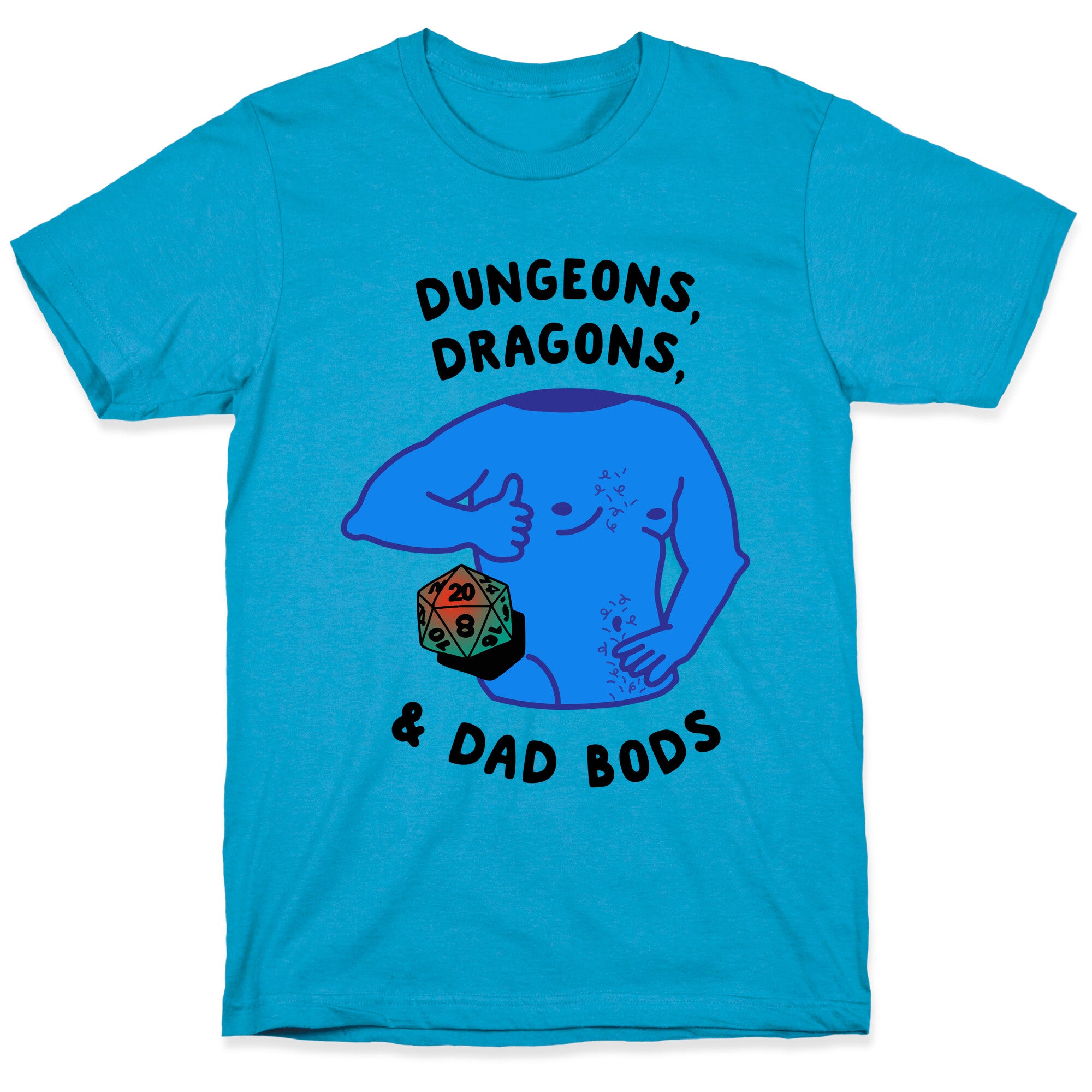 Dungeons, Dragons, & Dad Bods Unisex Triblend Tee
