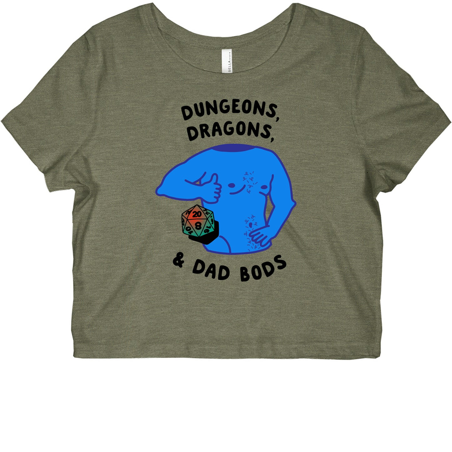 Dungeons, Dragons, & Dad Bods Graphic Baby Tee