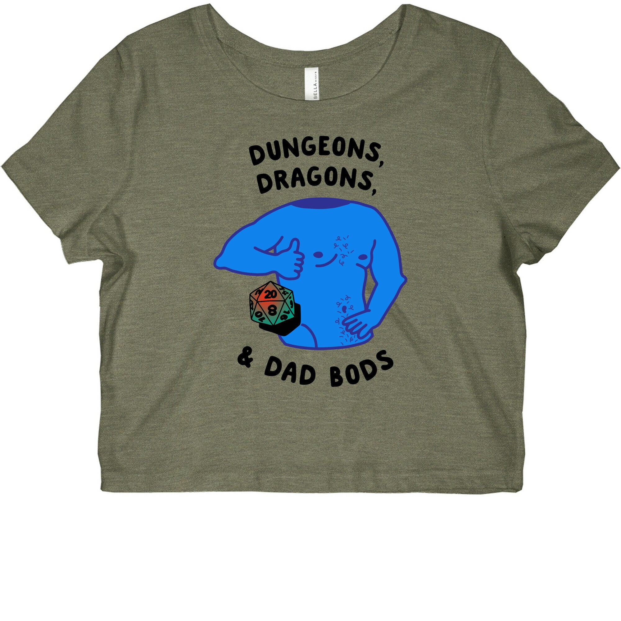 Dungeons, Dragons, & Dad Bods Graphic Baby Tee