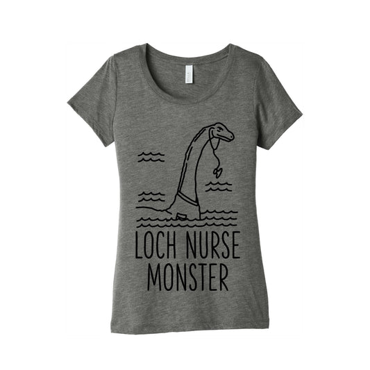 Loch Nurse Monster Women's Triblend Tee