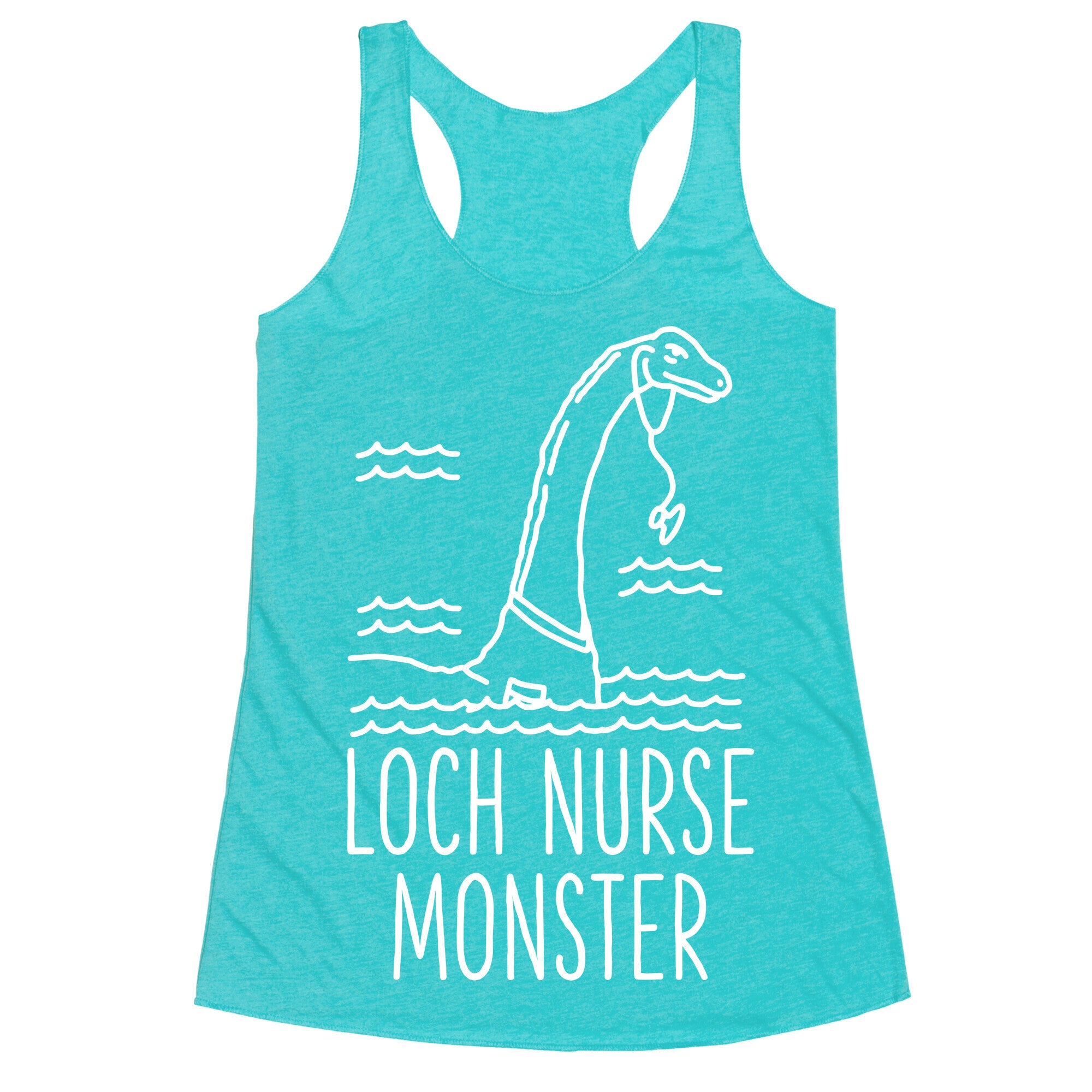 Loch Nurse Monster Racerback Tank