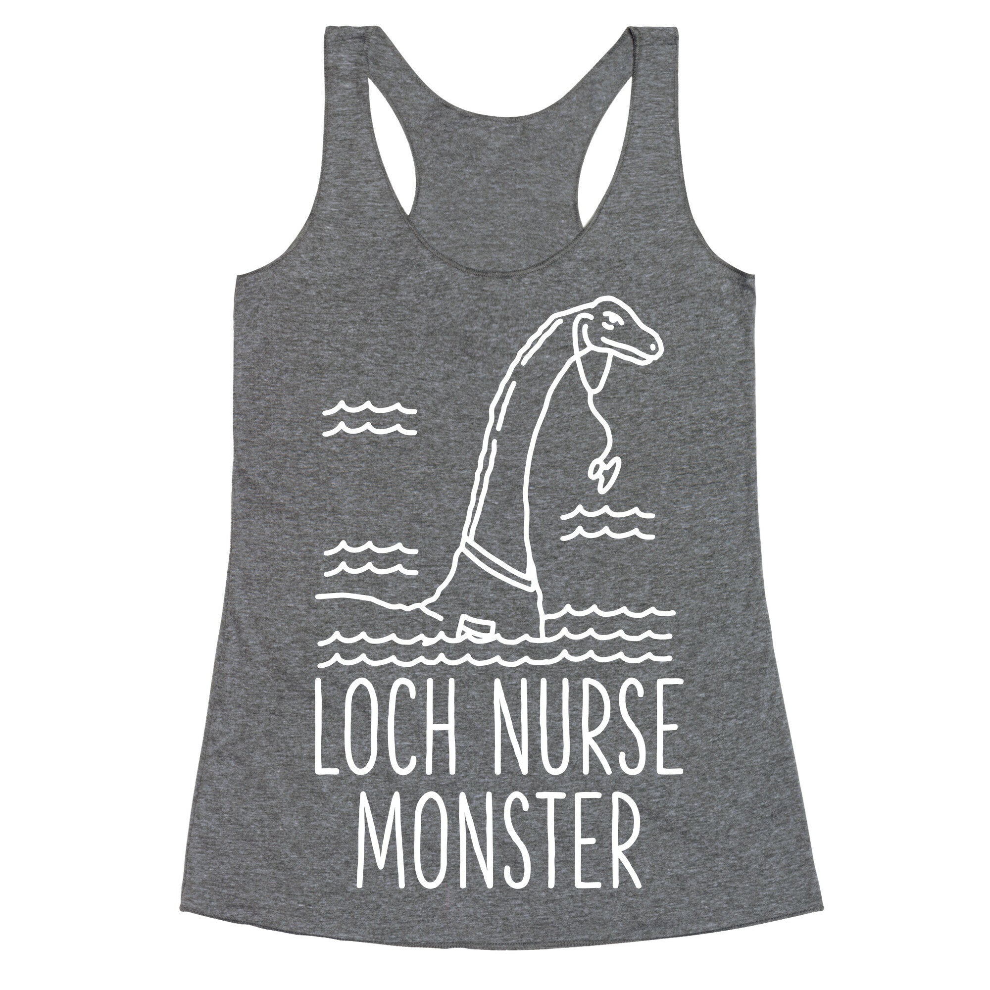 Loch Nurse Monster Racerback Tank