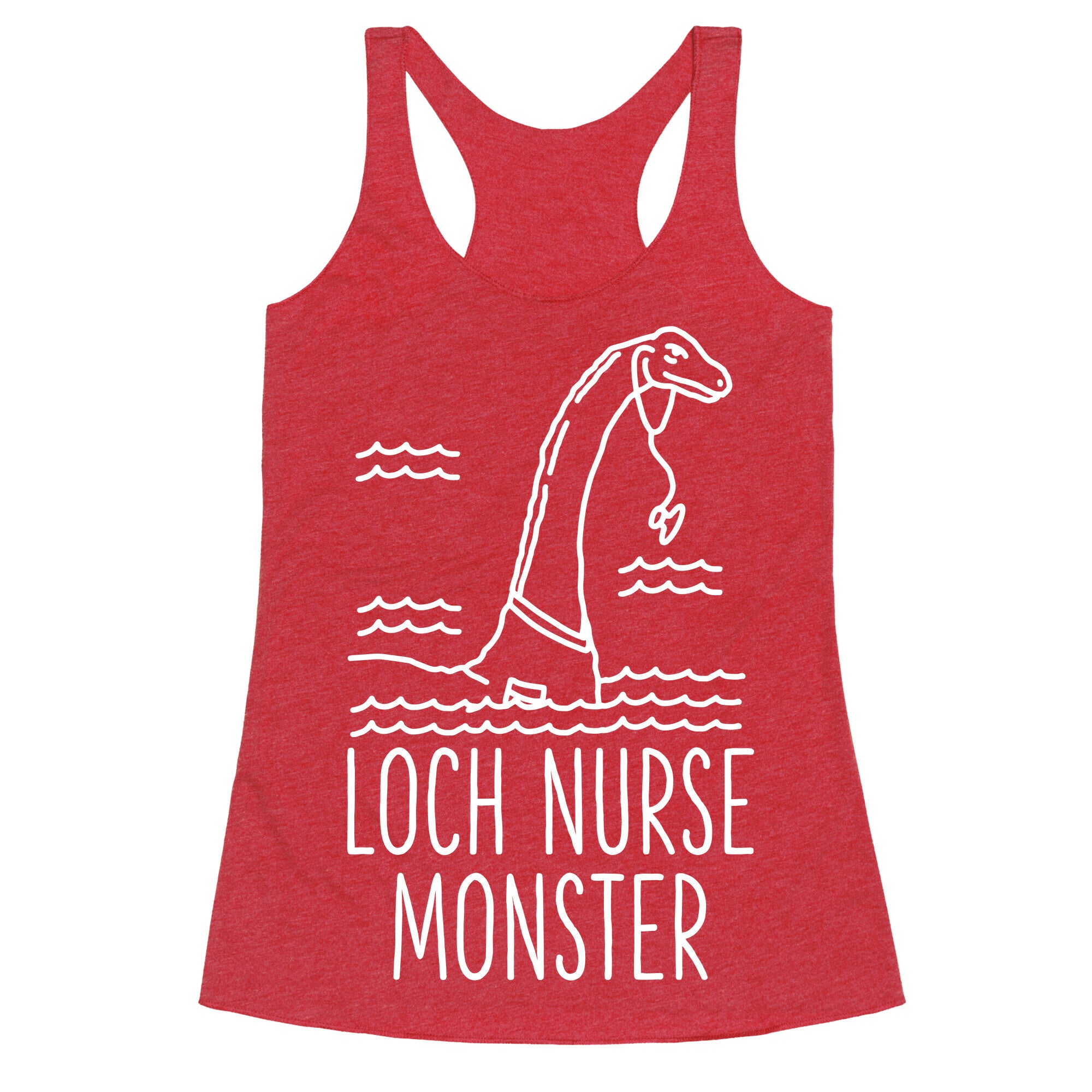 Loch Nurse Monster Racerback Tank