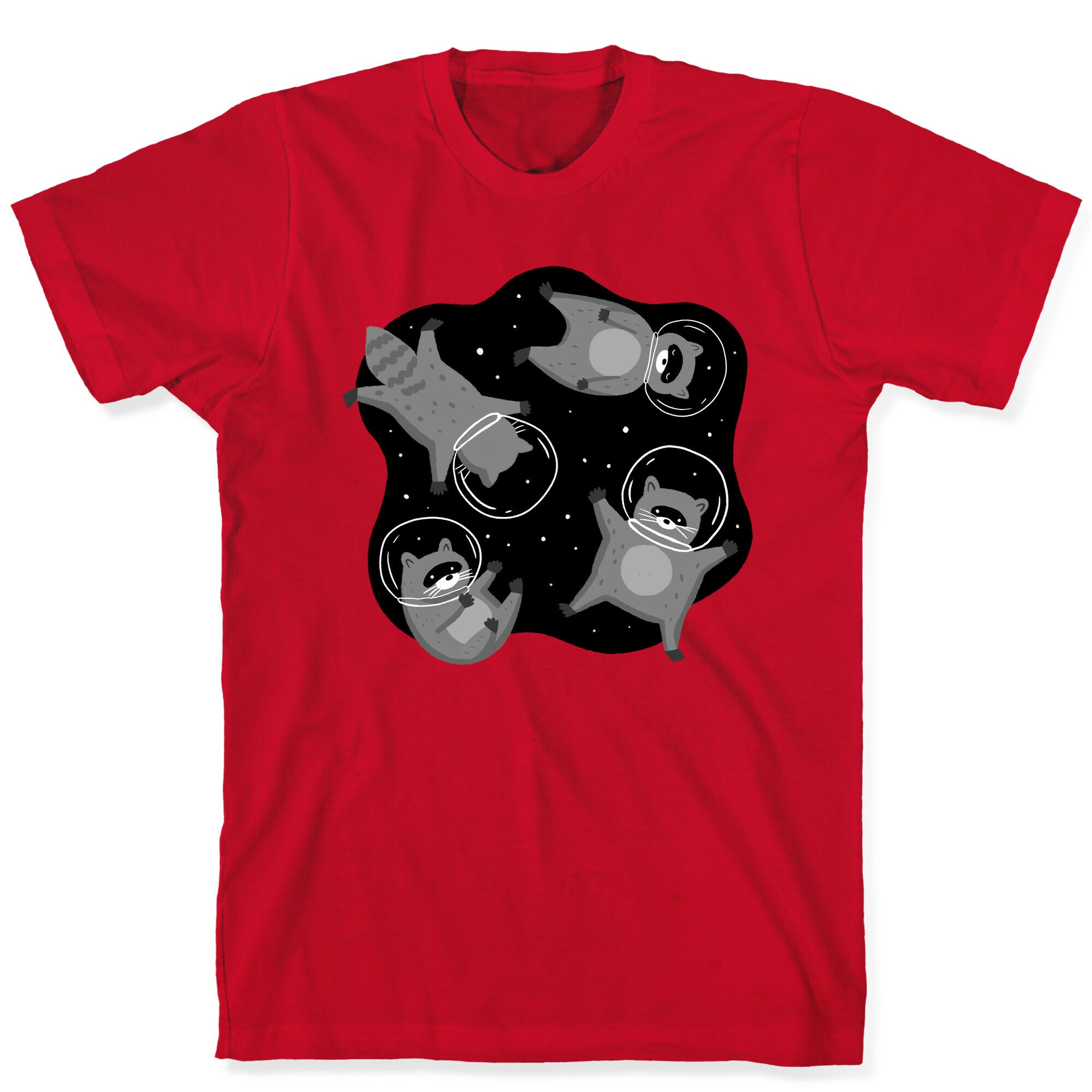 Raccoons In Space T-Shirt