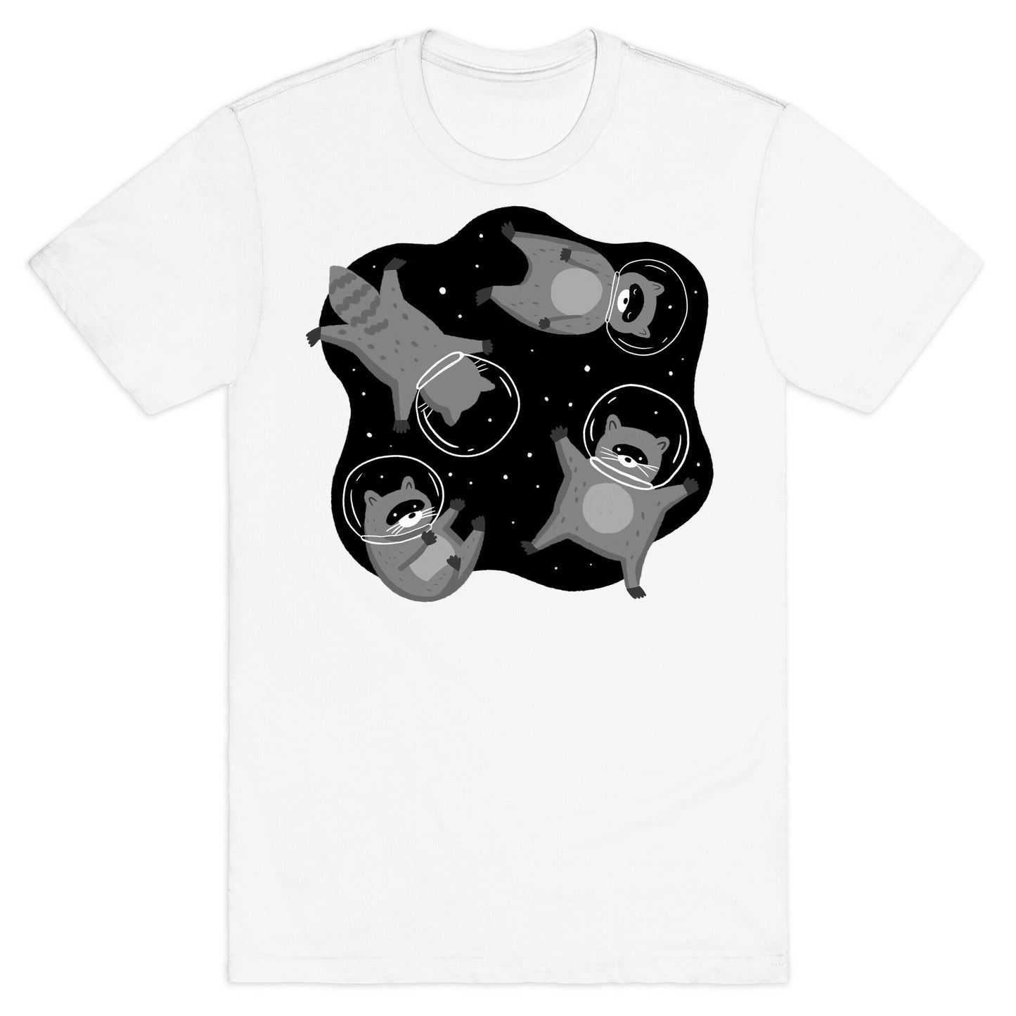 Raccoons In Space T-Shirt