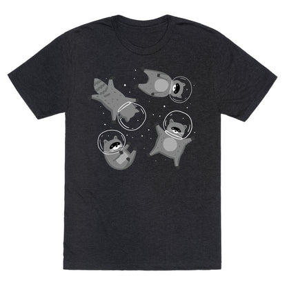 Raccoons In Space Unisex Triblend Tee