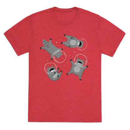 Raccoons In Space Unisex Triblend Tee