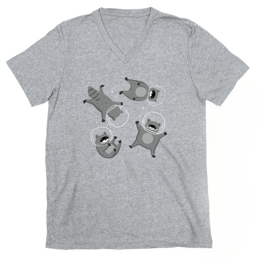 Raccoons In Space V-Neck