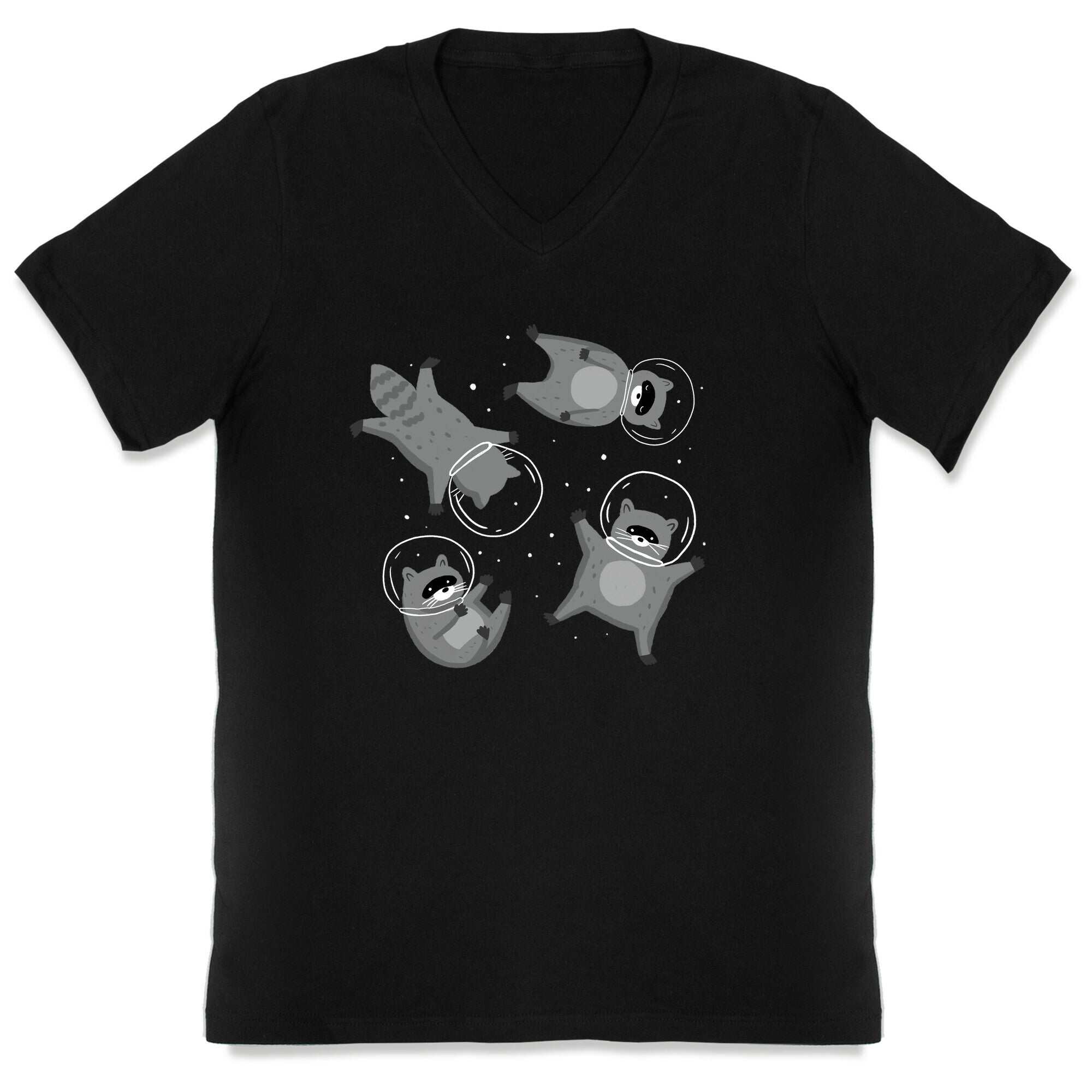 Raccoons In Space V-Neck