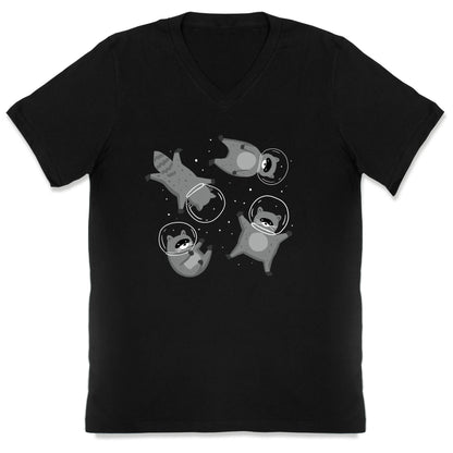 Raccoons In Space V-Neck
