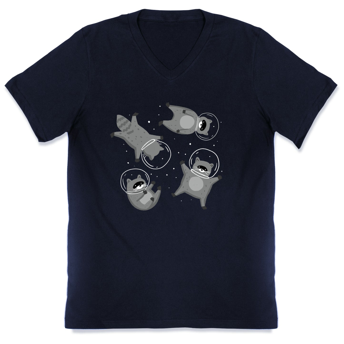 Raccoons In Space V-Neck