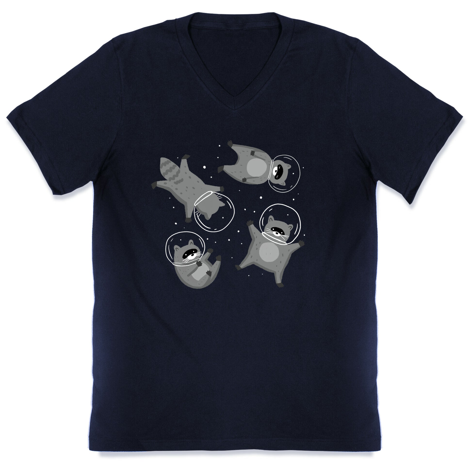 Raccoons In Space V-Neck