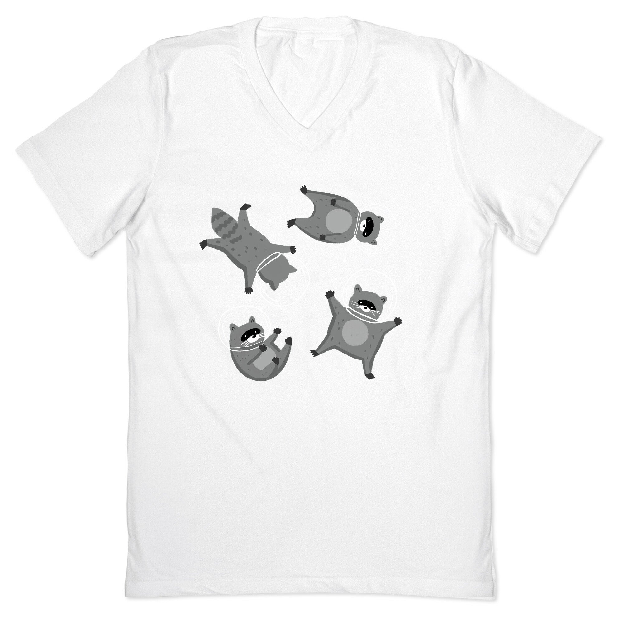 Raccoons In Space V-Neck