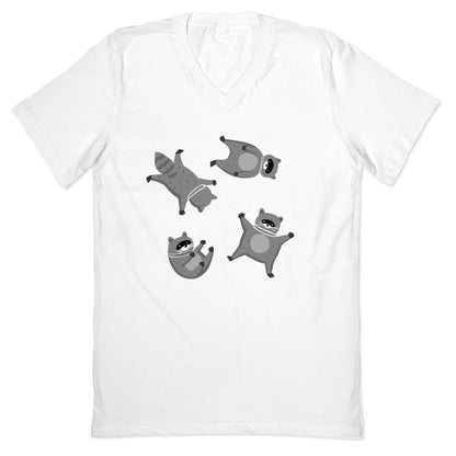 Raccoons In Space V-Neck