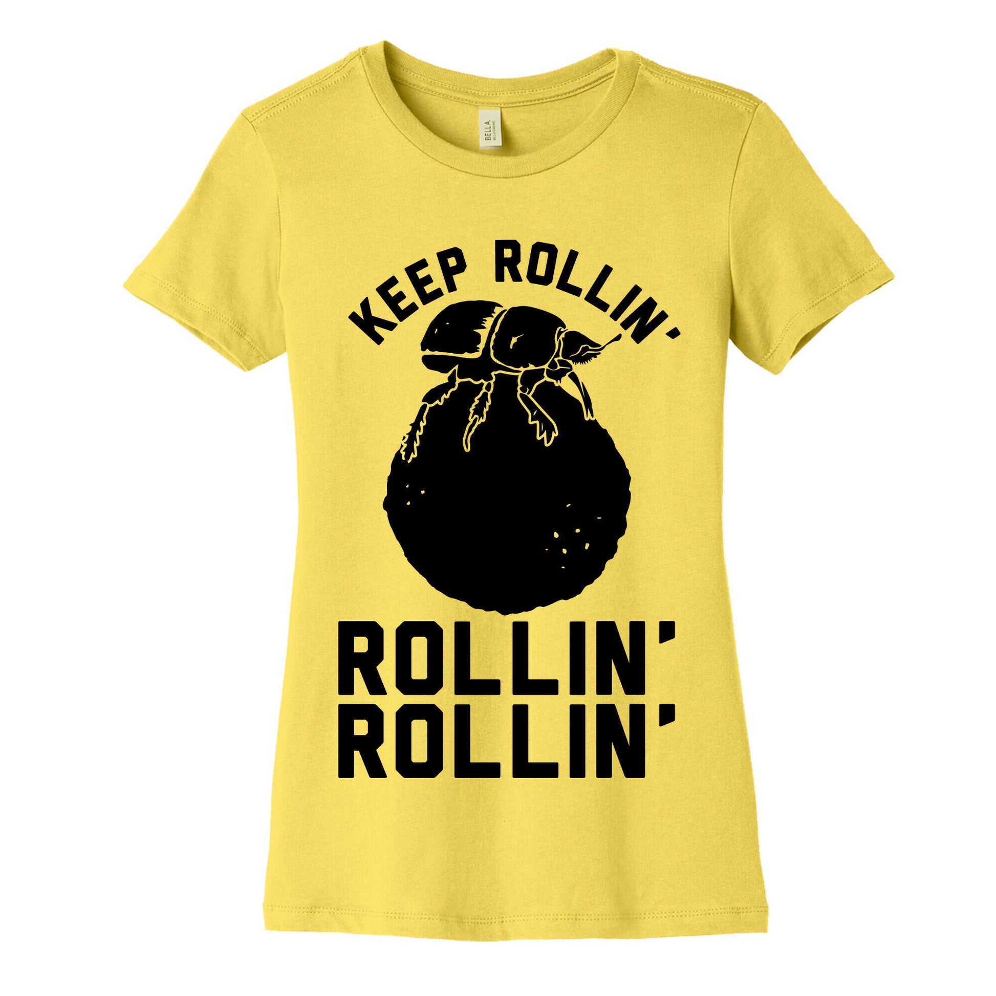 Keep Rollin' Dung Beetle Women's Cotton Tee