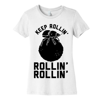 Keep Rollin' Dung Beetle Women's Cotton Tee