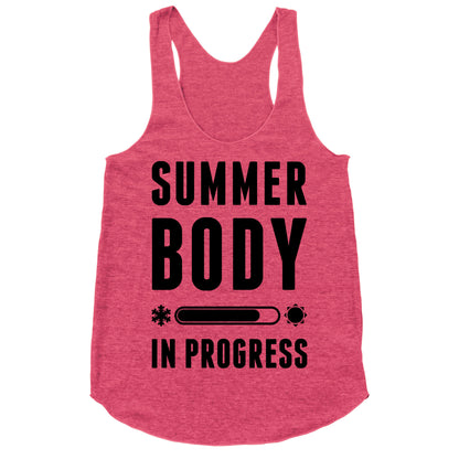 Summer Body In Progress Racerback Tank