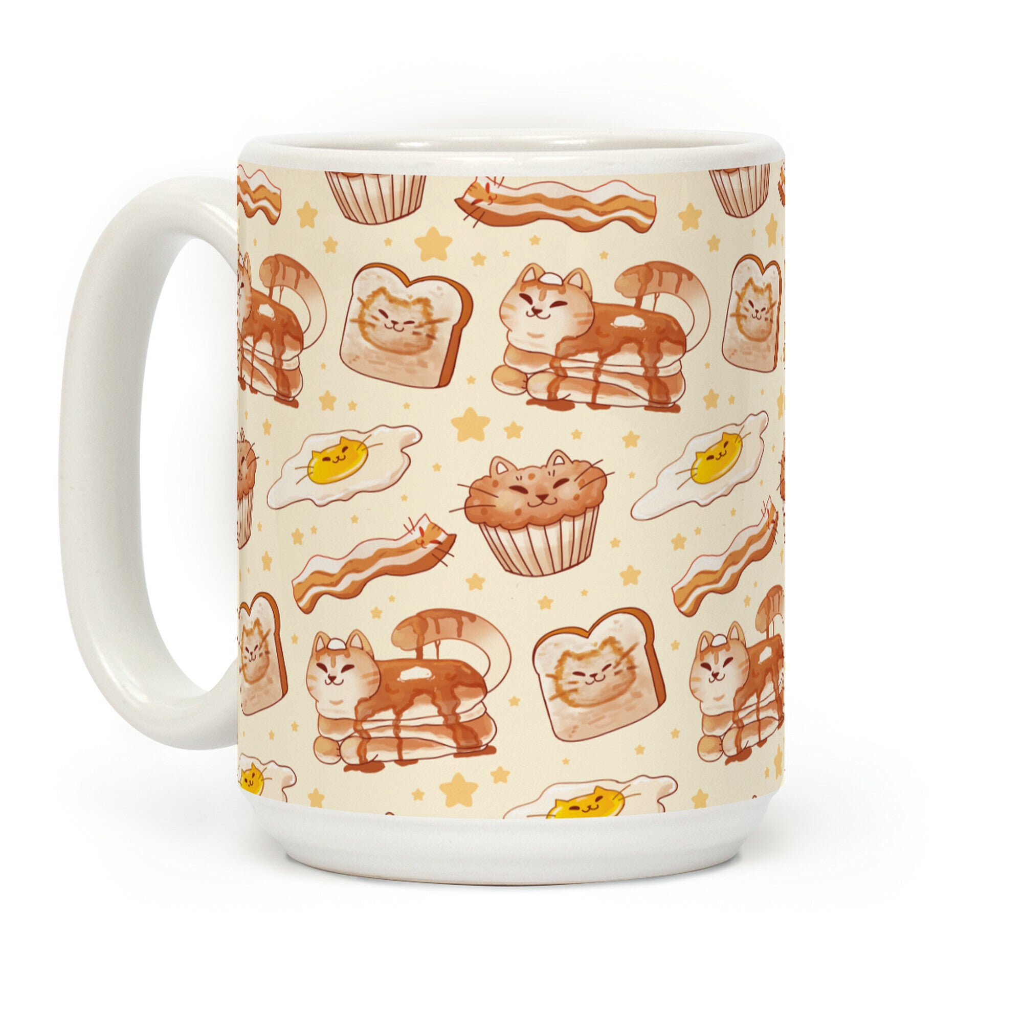 Breakfast Cats Coffee Mug