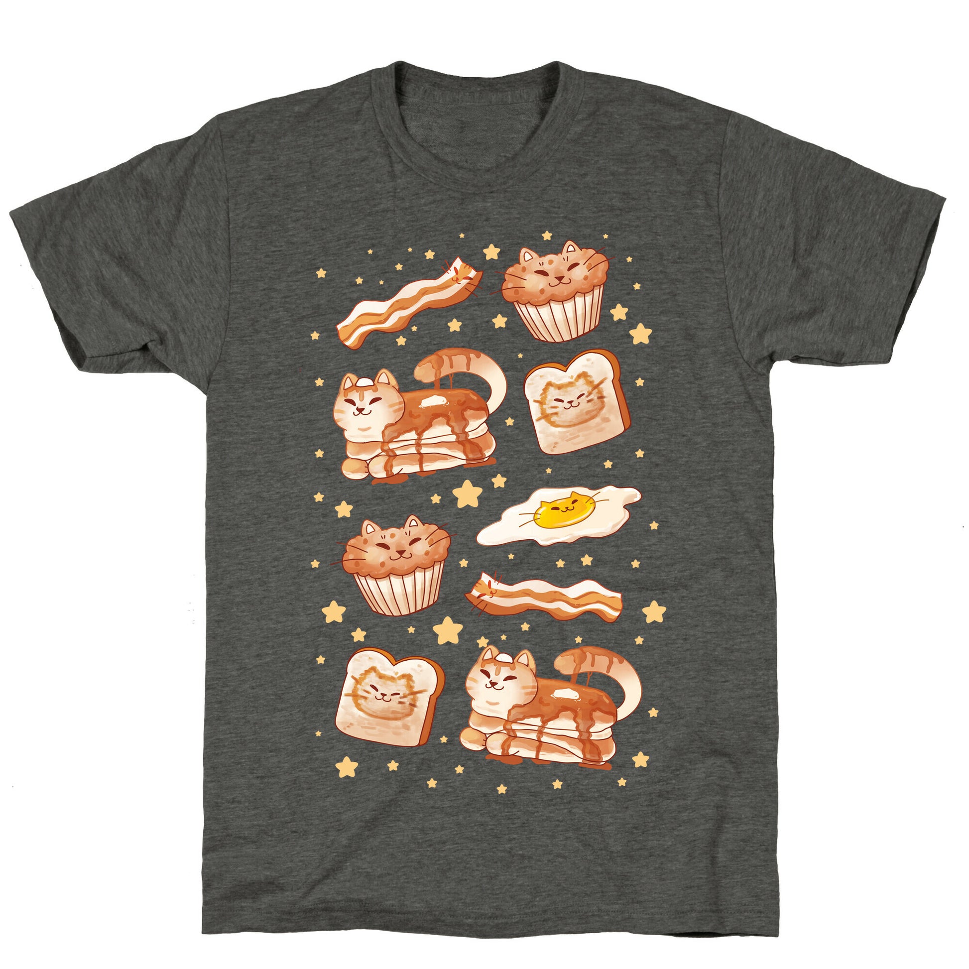 Breakfast Cats Unisex Triblend Tee